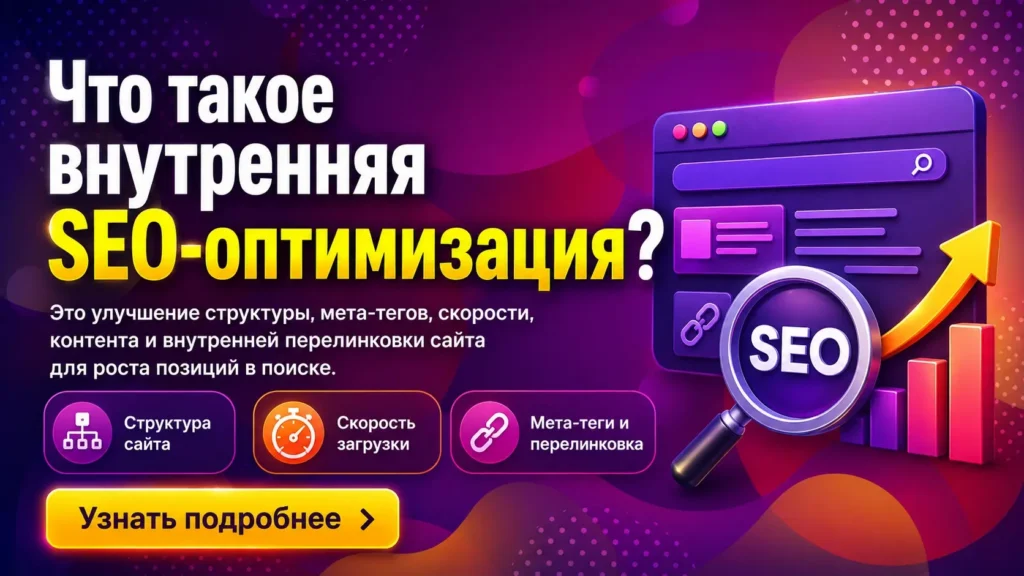 что такое внутренняя SEO-оптимизация