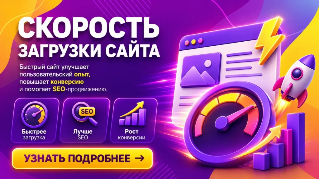 Скорость загрузки сайта