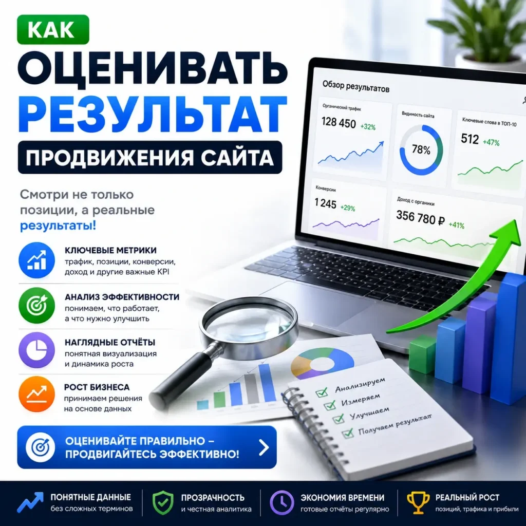 Как оценивать результат продвижения