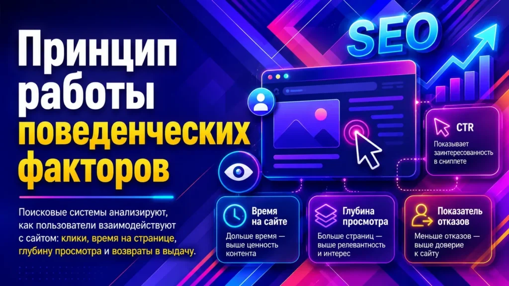 Принцип работы поведенческих факторов