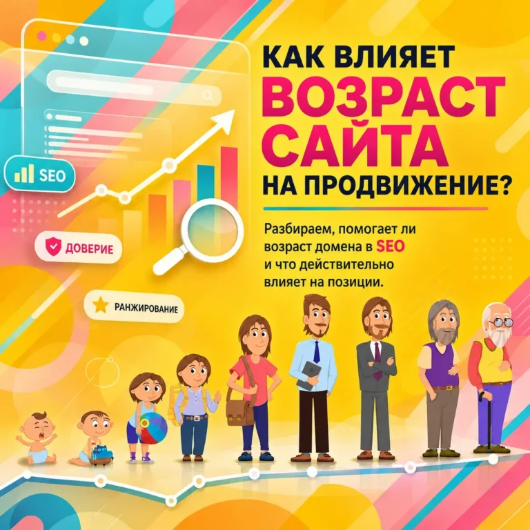 Как влияет возраст сайта на продвижение?