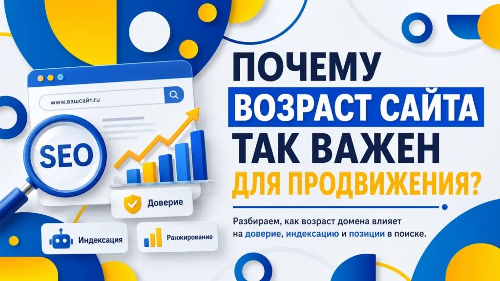 Почему возраст сайта так важен для продвижения?